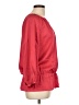 Violet & Claire 100% Polyester Red 3/4 Sleeve Blouse Size L - photo 4