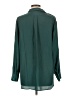 DKNY 100% Polyester Green Long Sleeve Blouse Size L - photo 2