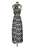 Indulge 100% Polyester Graphic Black Casual Dress Size S - photo 2