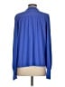 Ann Taylor Blue Black Long Sleeve Top Size S - photo 2