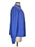 Ann Taylor Blue Black Long Sleeve Top Size S - photo 4