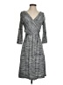 Amadi 100% Polyester Tweed Gray Casual Dress Size S - photo 1