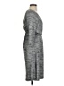 Amadi 100% Polyester Tweed Gray Casual Dress Size S - photo 4