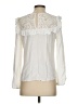 WAYF Ivory Long Sleeve Blouse Size S - photo 2