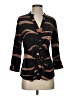 Nic + Zoe 100% Spandex Black 3/4 Sleeve Blouse Size S - photo 1