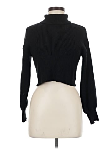 Blue Rain Turtleneck Sweater (view 1)
