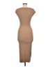 Wilfred Solid Tan Cocktail Dress Size M - photo 2