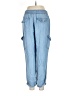 MASON & BELLE 100% Lyocell Blue Cargo Pants Size M - photo 2