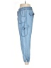 MASON & BELLE 100% Lyocell Blue Cargo Pants Size M - photo 5