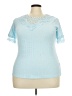 Unbranded Blue Short Sleeve Top Size 2X - photo 1