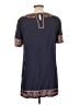 Mur Mur 100% Rayon Blue Casual Dress Size L - photo 2