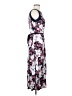 Perceptions Floral Gray Casual Dress Size S - photo 4