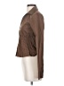 Theory Brown Long Sleeve Blouse Size S - photo 5