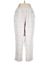 Alfred Dunner Plaid Ivory Casual Pants Size 16w - photo 1