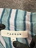 PacSun 100% Viscose Stripes Blue Short Sleeve Button-Down Shirt Size XL - photo 7