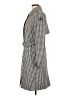 Elie Tahari White Trenchcoat Size 42 - 44 - photo 5