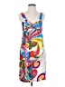 Tibi 100% Silk Graphic White Cocktail Dress Size 4 - photo 1