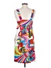 Tibi 100% Silk Graphic White Cocktail Dress Size 4 - photo 2