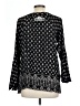 Angie 100% Rayon Black Long Sleeve Blouse Size L - photo 2
