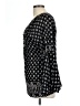 Angie 100% Rayon Black Long Sleeve Blouse Size L - photo 5