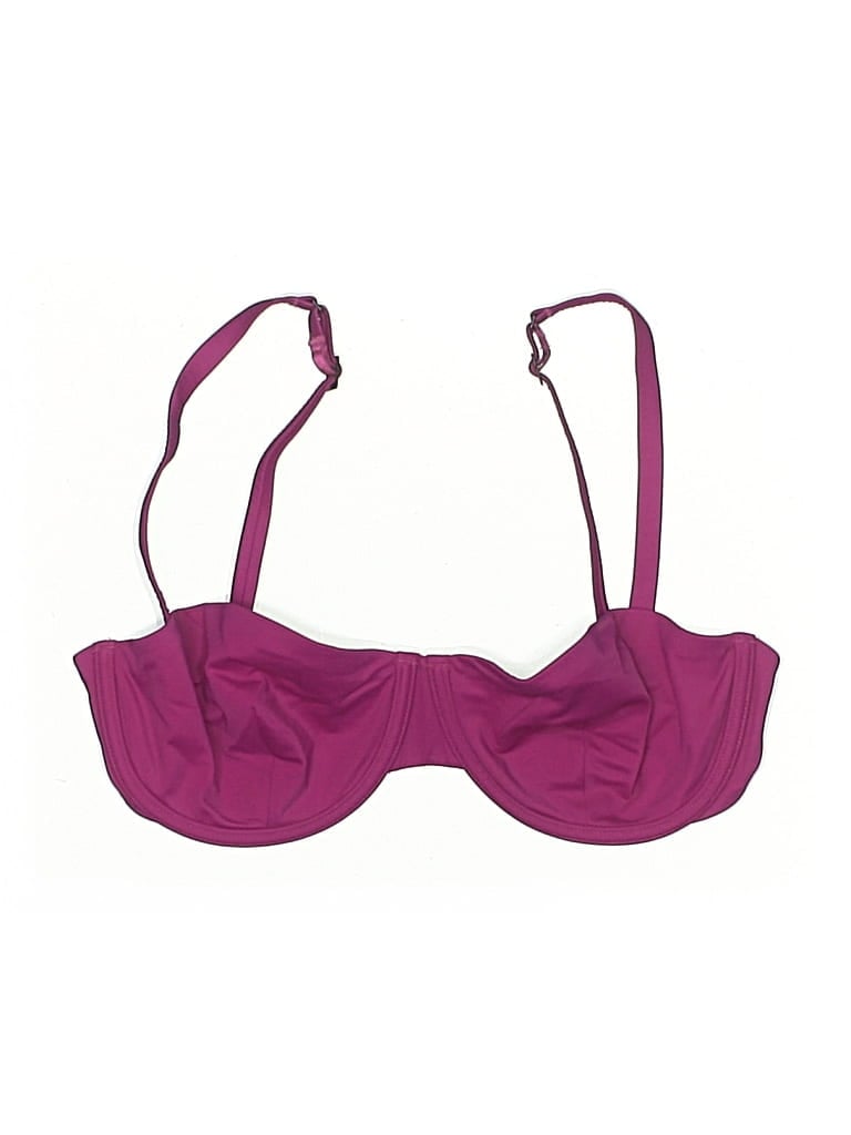 Pre-owned Cuup Swimsuit Top Purple Swimwear