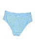 Unbranded Checkered-gingham Blue Swimsuit Bottoms Size 0X - photo 2