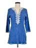 Assorted Brands Blue 3/4 Sleeve Blouse Size 6 - photo 1