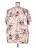 Shein Curve 100% Polyester Pink Short Sleeve Blouse Size 20 Plus (4) - photo 2