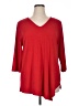 Jostar Red 3/4 Sleeve Top Size XL (estimated) - photo 1