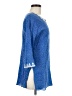 Assorted Brands Blue 3/4 Sleeve Blouse Size 6 - photo 4