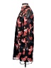 Express 100% Polyester Print Black Casual Dress Size XS - photo 5