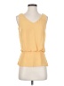 Lost April 100% Polyester Yellow Sleeveless Top Size S - photo 1