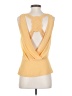 Lost April 100% Polyester Yellow Sleeveless Top Size S - photo 2