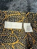 Hinge 100% Viscose Argyle Brown Long Sleeve Blouse Size M - photo 7