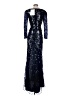 Mac Duggal 100% Polyester Stars Blue Cocktail Dress Size 4 - photo 2