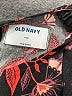 Old Navy Paisley Black Dress Size 8 - photo 3