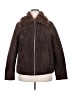 MNG 100% Polyester Brown Faux Fur Jacket Size XXL - photo 1