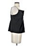 Nine West 100% Polyester Black Sleeveless Top Size S - photo 4