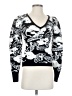 Jason Wu Print Black Pullover Sweater Size S - photo 1