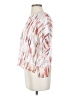 DKNY 100% Polyester White Short Sleeve Blouse Size S - photo 5