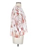 DKNY 100% Polyester White Short Sleeve Blouse Size S - photo 4