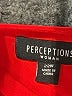 Perceptions Red Cardigan Size 22 - photo 7