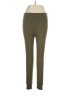 Viv Collection 100% Polyester Solid Green Active Pants Size XL - photo 1