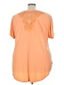 Cato Orange Short Sleeve Top Size 22/24w - photo 2