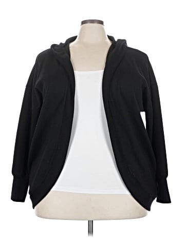Norma Kamali Zip Up Hoodie (view 1)