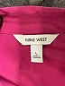 Nine West 100% Polyester Solid Pink Long Sleeve Blouse Size L - photo 7