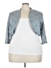 R&M Richards Silver Cardigan Size 22 - photo 1