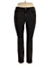 Eileen Fisher Chevron-herringbone Black Brown Jeans Size 14 - photo 1