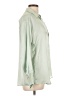 Zara 100% Polyester Green 3/4 Sleeve Blouse Size L - photo 4