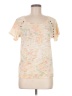 True Freedom Ivory Short Sleeve Top Size M - photo 1